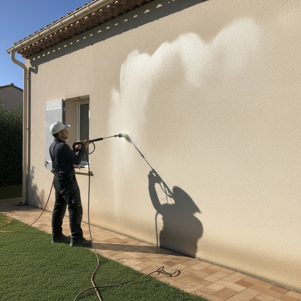 Nettoyage de façade et décapage à haute pression, sablage ou hydrogommage à Nîmes et dans le Gard