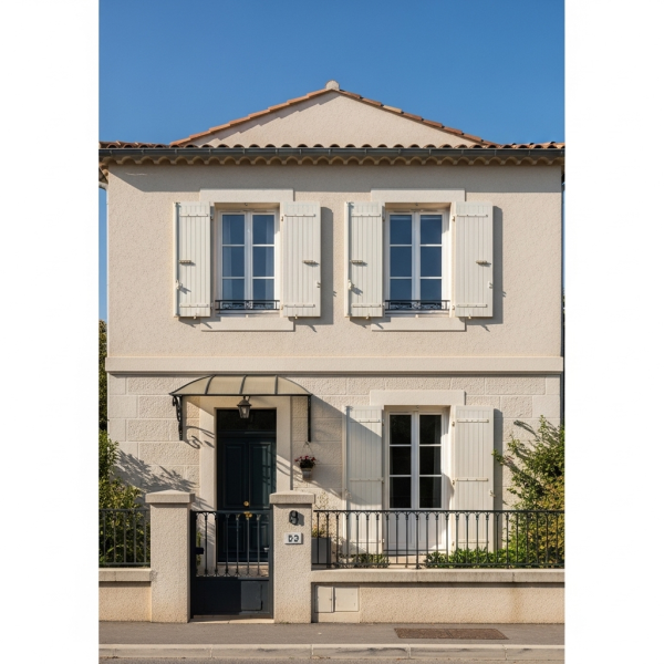 Peinture décorative de façade à Nîmes avec finitions modernes ou traditionnelles pour embellir votre habitation en 2025