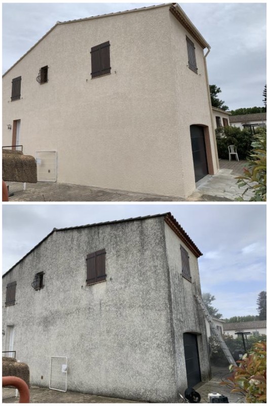  Ravalement de façade, a Nîmes proche de Arles et d’ Ales 